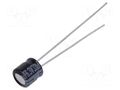 Capacitor: electrolytic; THT; 33uF; 6.3VDC; Ø5x5mm; Pitch: 2mm; ±20% PANASONIC ECEA0JKS330