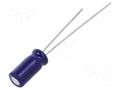 Capacitor: electrolytic; THT; 47uF; 35VDC; Ø5x11mm; Pitch: 2mm; ±20% PANASONIC ECA1VM470