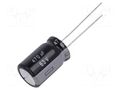 Capacitor: electrolytic; THT; 470uF; 63VDC; Ø12.5x20mm; Pitch: 5mm PANASONIC ECA1JHG471