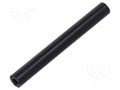 Spacer sleeve; cylindrical; polyamide; M2; L: 35mm; Øout: 4mm; black DREMEC DR181RDM2X35