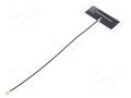 Antenna; GSM,LTE; 0dBi,3.8dBi; linear; 824÷960MHz,1.71÷2.17GHz MOLEX 2072350150
