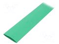 Heat shrink sleeve; glueless; 2: 1; 32mm; L: 1m; green; polyolefine TASKER GTM32016G