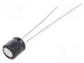 Capacitor: electrolytic; THT; 10uF; 25VDC; Ø5x5mm; Pitch: 2mm; ±20% PANASONIC ECEA1EKS100