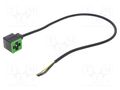 Connection lead; plug; Type: A; PIN: 3; Contacts ph: 18mm; female MURRELEKTRONIK 7000-18001-6160050