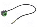 Connection lead; plug; Type: A; PIN: 3; Contacts ph: 18mm; female MURRELEKTRONIK 7000-18001-6160050