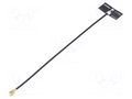 Antenna; Wideband; 5.5dBi,6.4dBi; linear; for ribbon cable; U.FL MOLEX 2119960100