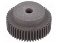 Spur gear; whell width: 25mm; Ø: 46mm; Number of teeth: 44; ZCL ELESA+GANTER ZCL-1.0-44