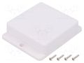 Enclosure: multipurpose; X: 80mm; Y: 80.6mm; Z: 23.5mm; TWF; ABS; IP40 TAKACHI TKC-TWF8-2-8W