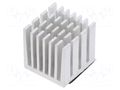 Heatsink: extruded; grilled; Raspberry Pi; silver; L: 15mm; W: 15mm  ODS-13808