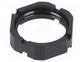 Nut; M25; polyamide; 30mm; black; Thread: metric; Pitch: 1.5; GM-KS HUMMEL HUMMEL-1263250150