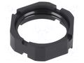 Nut; M25; polyamide; 30mm; black; Thread: metric; Pitch: 1.5; GM-KS HUMMEL HUMMEL-1263250150