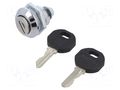 Lock; cast zinc; 18mm; Body: chromium plated ELESA+GANTER GN115-SC-18
