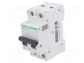 Circuit breaker; 500VDC; Inom: 1A; Poles: 2; for DIN rail mounting SCHNEIDER ELECTRIC A9N61521