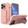 Wozinsky Kickstand Case iPhone 13 Pro pink silicone case with stand, Wozinsky 5907769318672 5907769318672