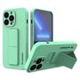 Wozinsky Kickstand Case iPhone 13 Silicone Case with Stand Mint, Wozinsky 5907769318757 5907769318757