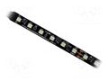Programmable LED tape; RGBW; 5050; LED/m: 60; 12mm; black PCB; IP20 IPIXEL LED S012060CC4ST