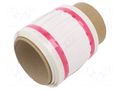Heat shrink markers; 50mm; white; Shrinking ratio: 3: 1 TE Connectivity RPS-16-10/2.0-9