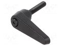 Lever; adjustable; Thread len: 32mm; Lever length: 45mm; GN 101 ELESA+GANTER GN101-14-M6-32-SW