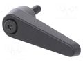 Lever; adjustable; Thread len: 16mm; Lever length: 45mm ELESA+GANTER GN101-14-M5-16-SW