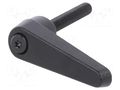 Lever; adjustable; Thread len: 20mm; Lever length: 62mm ELESA+GANTER GN101-18-M8-20-SW