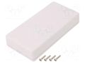 Enclosure: multipurpose; X: 65mm; Y: 130mm; Z: 50mm; TWN; ABS; white TAKACHI TKC-TWN7-5-13W