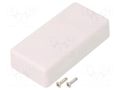 Enclosure: multipurpose; X: 40mm; Y: 20mm; Z: 80mm; TWN; ABS; white TAKACHI TKC-TWN4-2-8W