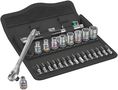 8100 SA 10 Zyklop Metal Ratchet Set with push-through square, 1/4" drive, imperial, 1 x 1/4"x141; 1 x 3/16"x23.0; 1 x 7/32"x23.0; 1 x 1/4"x23.0; 1 x 9/32"x23.0; 1 x 5/16"x23.0; 1 x 11/32"x23.0; 1 x 3/8"x23.0; 1 x 7/16"x23.0; 1 x 1/2"x23.0; 1 x 1/4"x150.0; 05004020001