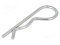 Cotter pin; zinc-plated steel; Ø: 6mm; L: 126mm; Shaft dia: 28÷40mm ELESA+GANTER GN1024-ST-6-E
