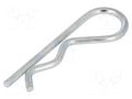 Cotter pin; zinc-plated steel; Ø: 5mm; L: 102mm; Shaft dia: 20÷28mm ELESA+GANTER GN1024-ST-5-E