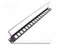 Mounting adapter; patch panel; rack; screw; 29mm; M3; Height: 1U CLIFF CP30159
