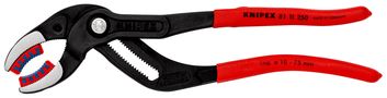 KNIPEX 81 11 250 SB Siphon and Connector Pliers with non-slip plastic coating black atramentized 250 mm 81 11 250 SB 4003773078890