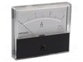 Ammeter; on panel; I DC: 0÷3A; Class: 2.5; 70x60mm VELLEMAN VEL-AIM703000