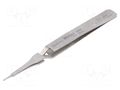 Tweezers; 115mm; for precision works; Blades: narrowed WELLER WEL.102ACAX