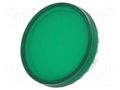 Actuator lens; 22mm; 84; transparent,green; plastic EAO 84-7111.500
