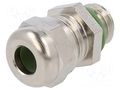 Cable gland; M8; 1.25; IP68; brass; HSK-MINI HUMMEL HUMMEL-1106080055