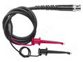 Test lead; BNC plug,clip-on hook probe x2; Urated: 300V; Z: 50Ω POMONA POM-5187-C-24