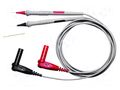 Test leads; Inom: 3A; Len: 1m; insulated; black,red POMONA POM-6275