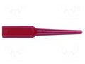 Measuring tip; 3A; 70VDC; red; Tip diameter: 0.76mm POMONA POM-4691-2