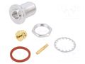 Connector: N; socket; female; straight; 50Ω; soldering; gold-plated AMPHENOL RF 172138