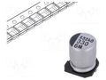 Capacitor: electrolytic; SMD; 330uF; 6.3VDC; Ø6.3x7.7mm; ±20% SAMWHA CM0J337M6L07KVR