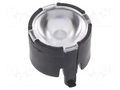 LED lens; round; plexiglass PMMA; transparent; 17÷34°; H: 6.8mm LEDIL FP11075