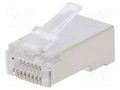 Connector: RJ45; plug; Cat: 6; shielded,pass through; 8p8c; male LOGILINK LOG-MP0077