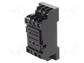 Socket; PIN: 14; 10A; for DIN rail mounting; screw terminals; MY4 OMRON PYFZ-14-E