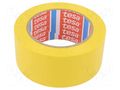 Tape: warning; yellow; L: 33m; W: 50mm; self-adhesive; Thk: 0.15mm TESA TESA-60760/YE