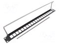 Mounting adapter; patch panel; rack; screw; 29mm; UNC 4-40; SLIM CLIFF CP30163