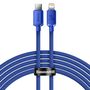 Baseus CAJY000303 Lightning - USB-C PD cable 20W 480Mb/s 2m - blue, Baseus 6932172602789 6932172602789