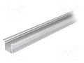 Profiles for LED modules; natural; L: 2m; SMART-IN10; aluminium TOPMET TOP-SMARTIN10-2