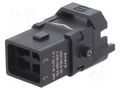 Connector: HDC; contact insert; male; Han® 1A; PIN: 4; 3P+PE; Han E® HARTING 09100033201