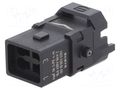 Connector: HDC; contact insert; male; Han® 1A; PIN: 4; 3P+PE; Han E® HARTING 09100033201