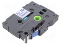 Tape; 12mm; 8m; white; Character colour: blue; laminated,glued BROTHER BR-TZE233